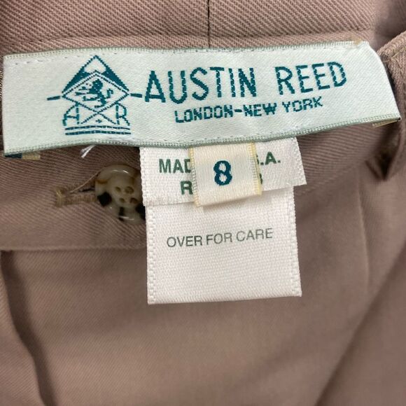 Vintage Austin Reed Sz. 10Petite Tan Pantsuit - Picture 5 of 6